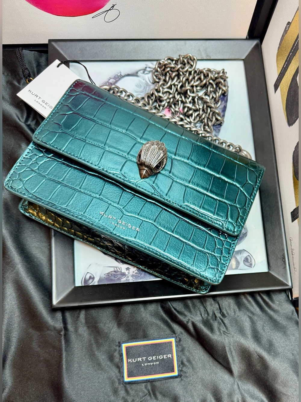 Kurt Geiger *NWT* London Shoreditch Crossbody - Picture 2 of 13